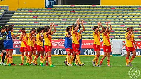 La Monarquía se comienza a rezagar en el grupo 2 de la Liga MX Femenil, en donde ocupa la sexta posición (Foto: FB/Monarcas Femenil)