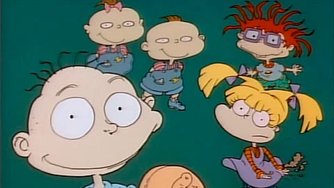Rugrats fue creada por Arlene Klasky, Gábor Csupó, y Paul Germain para Nickelodeon. Fue la serie de más larga duración de Nickelodeon hasta el año 2012 