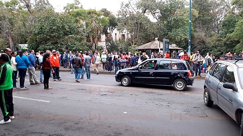 Gamaliel Guzmán señaló que el gobierno del estado no ha cumplido (Foto: Andrea Hernández)