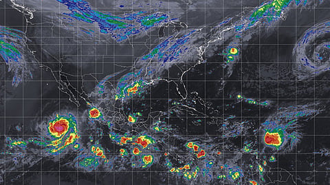 Habrá potencial de lluvias en Sinaloa, Nayarit, Jalisco, Colima y Baja California Sur (Foto: @conagua_clima)
