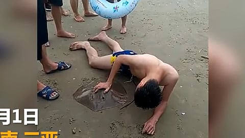 Se desconoce el estado de salud del joven (Foto: captura de pantalla)
