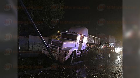 El tránsito por la zona se vio afectado a consecuencia del percance (Foto: RED 113)