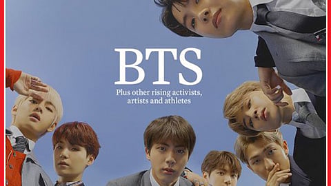 La reconocida revista TIME dedicó su portada a BTS (Foto: TIME) 