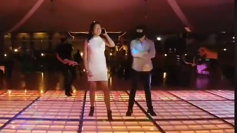 Una joven se hizo viral por su baile sorpresa, en el cual ella y sus chambelanes simulan un enfrentamiento entre sicarios y policías, que culmina con la “muerte” de éstos últimos (Foto: Captura)