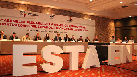 Asamblea Plenaria de la Comisión Permanente de Contralores de Michoacán (Foto: Cortesía)