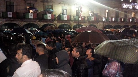 En el evento hubo un encendido especial de la Catedral de Morelia y el concierto de la cantante Margarita “La diosa de la Cumbia” (Foto: Cristian Ruiz)