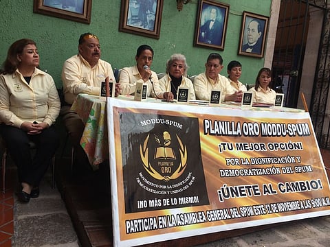 El padrón de afiliados al SPUM es de 3 mil 267 maestros y para que haya quorum se requiere la asistencia de mil 635 (Foto: Sayra Casillas)