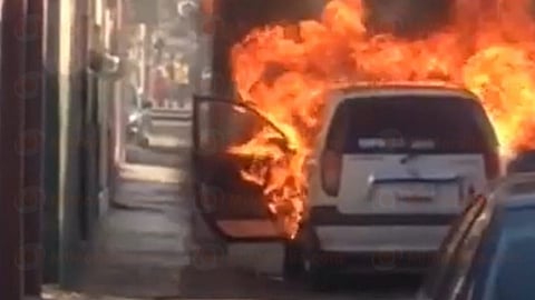 A la zona se desplazaron unos bomberos (Foto: RED 113)