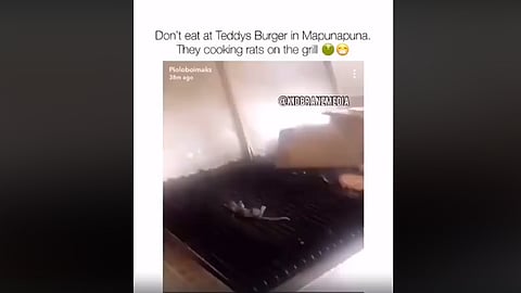 El establecimiento Teddy’s Bigger Burgers anunció su cierre temporal debido a lo sucedido; el dueño de la cadena dijo que ya analiza con sus abogados las acciones legales a emprender contra  el ex trabajador (Foto: Captura)