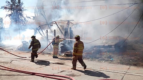 Bomberos acudieron de inmediato (Foto: RED 113)
