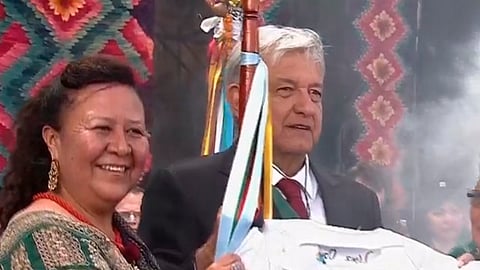 Fue bendecido la noche del pasado viernes en una ceremonia (Foto: captura/ @sdpnoticias)
 (Foto: Video Captura)