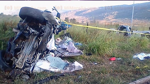 Choque múltiple en Jacona deja cuatro muertos, entre ellos un bebé