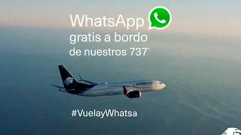 Es la primera aerolínea nacional en ofrecer este servicio (Imagen: captura de video Aeroméxico)