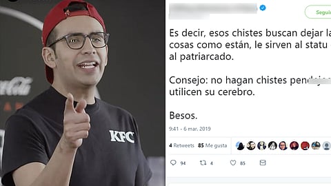 “El Capi” fue duramente criticado por una usuaria, aunque al parecer fueron más quienes lo apoyaron asegurando que la detractora había sacado de contexto su chiste (Foto: Especial)