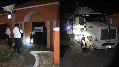 Agentes investigadores lograron asegurar el vehículo, así como el hidrocarburo (Foto: Cortesía)