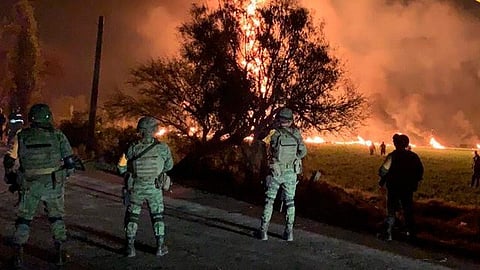 La explosión fue el pasado 18 de enero (Foto: @SEDENAmx)