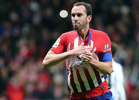 El jugador uruguayo se despidió del Atleti con lágrimas entre los ojos (Foto: Twitter)