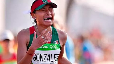 La marchista mexicana no podrá participar en Tokio 2020 (Foto: @JavierLopezDiaz)
