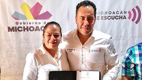 Carlos Herrera dio posesión de la designación hecha por el gobernador, Silvano Aureoles Conejo (Foto Cortesía)