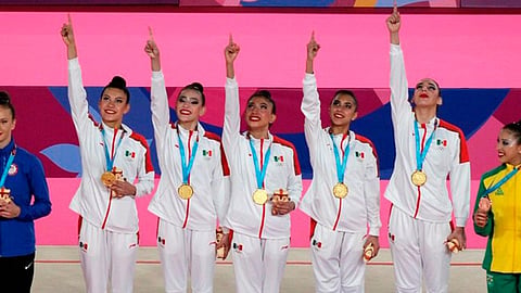 La cifra se elevó luego del desempeño del equipo de gimnasia rítmica de conjuntos (Foto: @CONADE)