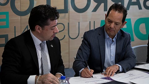 Jesús Melgoza agregó que mediante Espacio Emprendedor se generan alianzas para brindar condiciones favorables al sector productivo (Foto Cortesía)