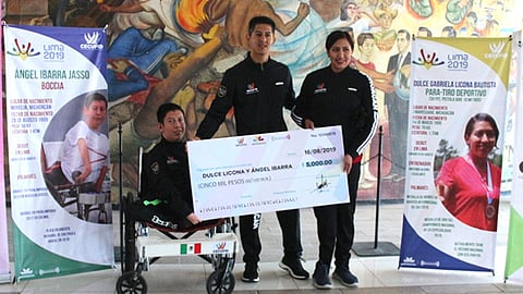 Dulce Licona competirá en para- tiro deportivo, de igual forma Ángel Ibarra buscará medalla en Boccia (Foto Cortesía)