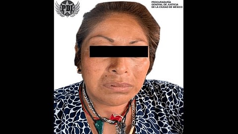 Elvira "N" fue detenida en Oaxaca (Foto: Especial)