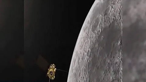 La agencia espacial india ISRO perdió el control de la nave 'Chandrayaan-2' (Foto: captura de pantalla)