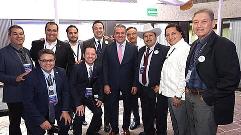 Su mensaje, lo dirigió en la inauguración de la Convención Nacional de Delegaciones, Sectores y Ramas de CANACINTRA 2019 (Foto Cortesía)