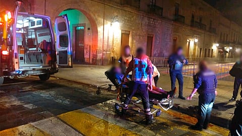 El joven fue encontrado en la Cerrada de San Agustín
(Foto: RED 113)