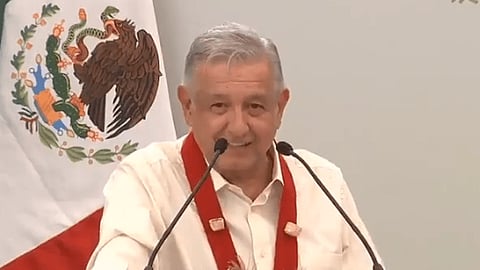 Al compararse con Jesucristo, AMLO aseguró que su mandato es tan humanista como el cristianismo (Foto: @lopezobrador_)
