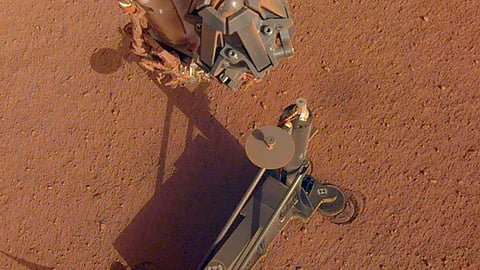 InSight ha detectado 100 sismológicos (Foto: @NASAInSight)