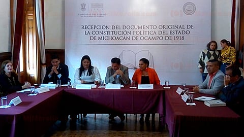 La constitución será instalada el 27 de noviembre en un nicho de honor que estará situado en el Salón de Recepciones “Generalísimo Morelos” (Foto: Sayra Casillas)