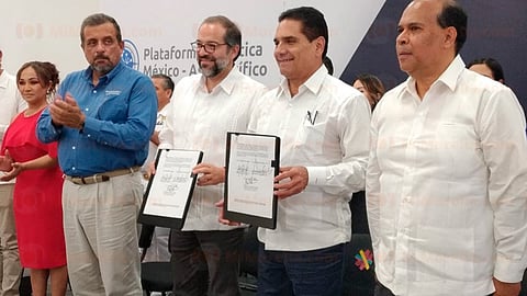 El mandatario dijo que dicho proyecto será el puente para unir capacidades productivas de otras entidades (Foto: Guadalupe Martínez)