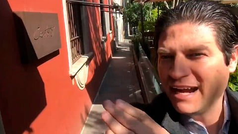 El exedil grabó un video en el que defendió el espacio (Foto Facebook: 
Alfonso Martínez Alcázar)