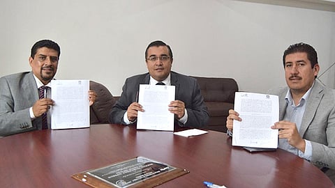 El director del Instituto Tecnológico, agradeció el apoyo otorgado por el Gobierno del Estado (Foto Cortesía) 