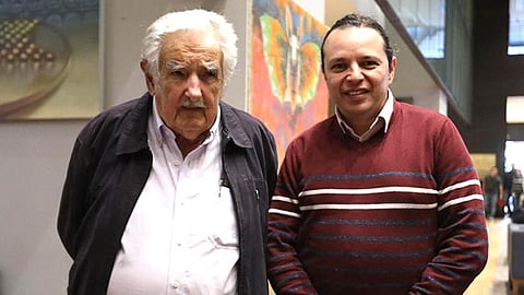 Sostuvo un encuentro con el expresidente de Uruguay, José Mujica (Foto Cortesía)