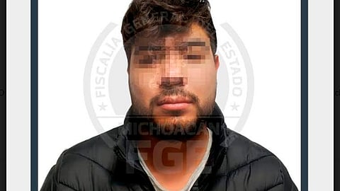El arresto fue en Atécuaro (Foto: Cortesía)