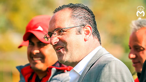 "Yo vengo a vivir a Morelia, y eso es muy importante, el estar aquí todos los días", dijo en la conferencia (Foto: @FuerzaMonarca)