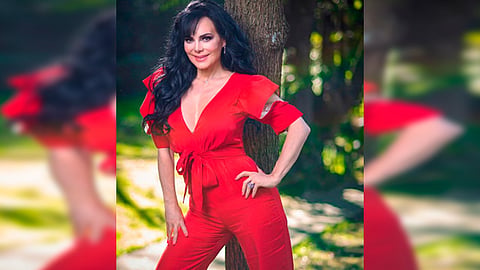 La imagen fue impreso en blanco y negro (Foto: Instagram @maribelguardia)