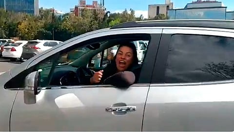 Un policía militar pedía al hombre que no grabara (Foto: captura de video)