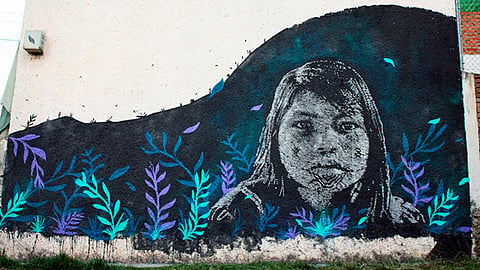 Contenedor de Arte y Esténcil México crean “Puentes” en Arte para Todos (Foto Cortesía) 