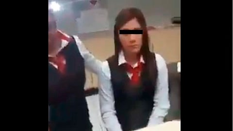 La cajera fue duramente criticada en redes sociales (Foto: Captura de pantalla)