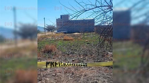 Los vecinos del lugar encontraron el cráneo y reportaron al 911
(Foto: RED 113)