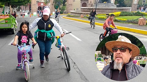 Ciclovía Recreativa Dominical sin problemas este domingo (Foto: Guadalupe Martínez)