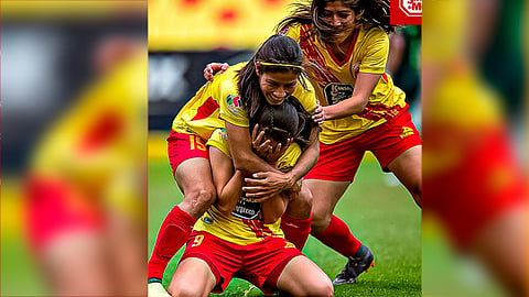 Monarcas femenil llega a siete puntos en cinco fechas disputadas (Foto:@MonarcasFemenil)
