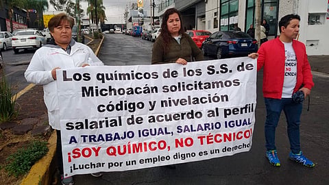 Desde el 20 de enero que se manifestaron en la Delegación Administrativa, no han tenido ninguna reunión con las autoridades (Foto: Guadalupe Martínez)