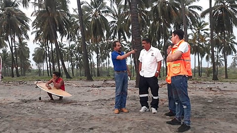 El joven entró al mar y estuvo desaparecido varias horas hasta que finalmente fue localizado su cadáver (Foto: RED 113)
