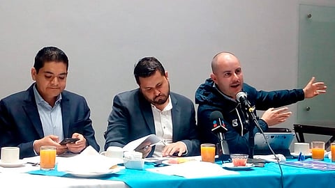 El panista, rechazó los señalamientos de líderes transportistas en el sentido de que la Ciclovía sea "un negocio" de Antonio Godoy (Foto: Sayra Casillas)