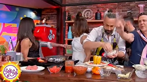 Acudió a la emisión del programa Sale el Sol como invitada especial (Foto: Captura de pantalla)